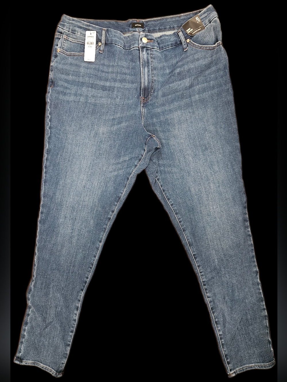 Classic Mid-Wash Blue Denim Jeans